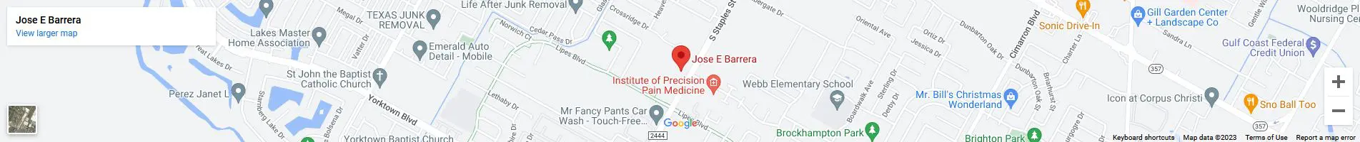 A map of the location of an office in san jose.